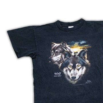 Vintage '92 Canis Lupus Wolf Tee | Rebalance Vintage.
