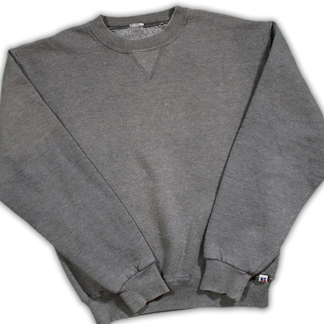 Vintage Dark Grey Russell Athletic Crewneck | Rebalance Vintage.