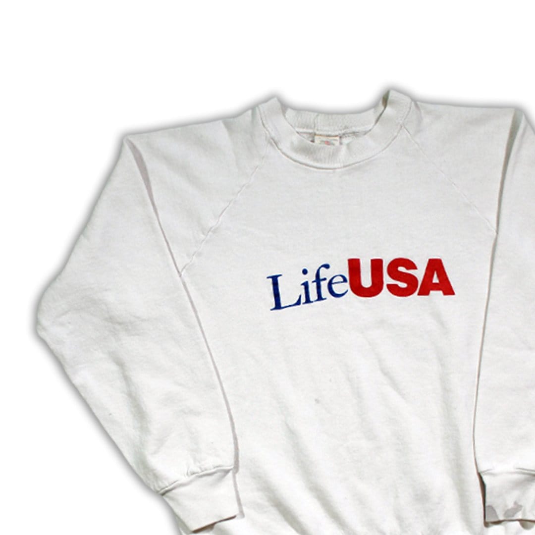 Vintage 80s Life USA Crewneck | Rebalance Vintage.