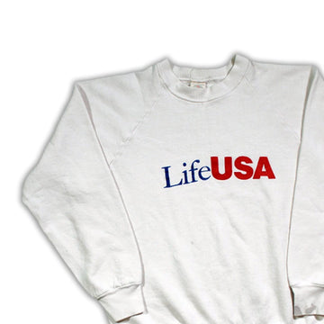 Vintage 80s Life USA Crewneck | Rebalance Vintage.