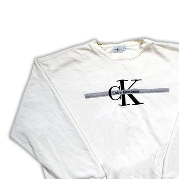 Vintage Calvin Klein Embroidered Crewneck | Rebalance Vintage.