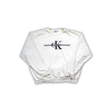 Vintage Calvin Klein Embroidered Crewneck | Rebalance Vintage.