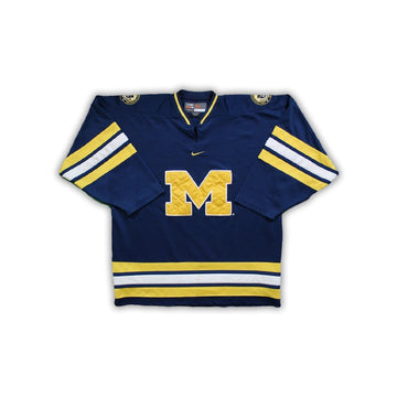 Vintage Michigan Wolverines x Nike Hockey Jersey | Rebalance Vintage.