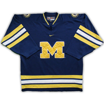 Vintage Michigan Wolverines x Nike Hockey Jersey | Rebalance Vintage.