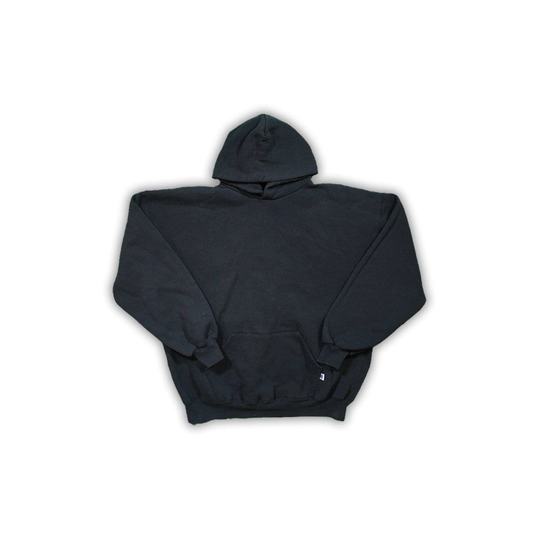 Vintage Black Russell Athletics Hoodie | Rebalance Vintage.