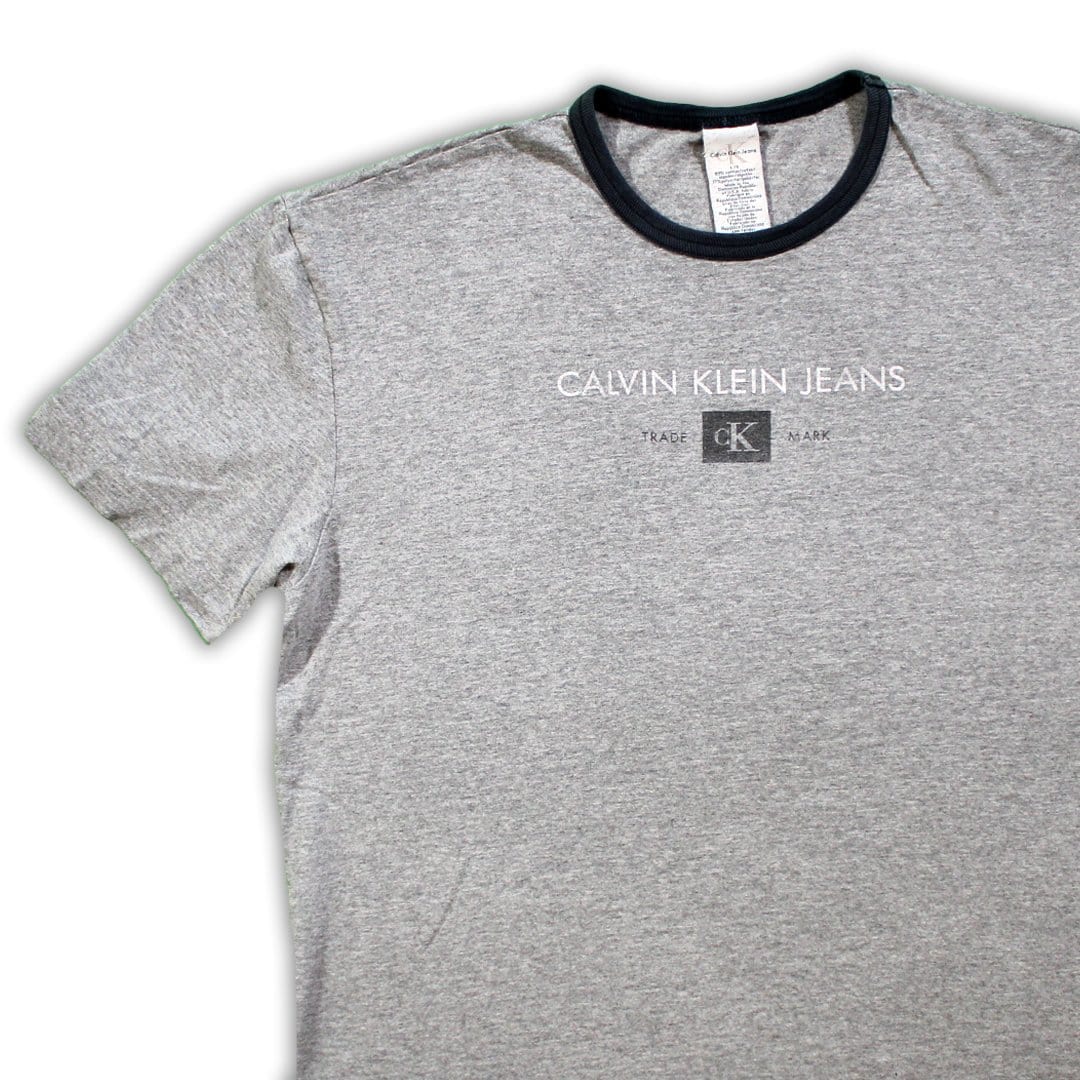 Vintage Grey Calvin Jeans Tee | Rebalance Vintage.