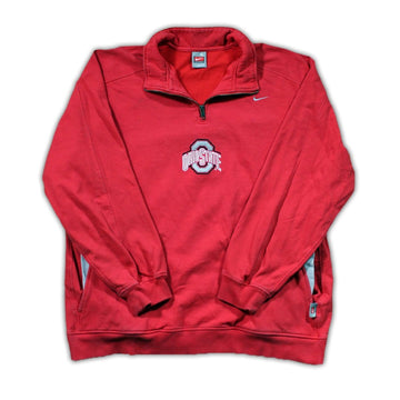 Vintage Ohio State x Nike 1/4 Zip Sweater | Rebalance Vintage.