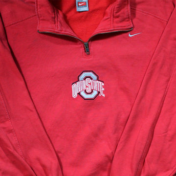 Vintage Ohio State x Nike 1/4 Zip Sweater | Rebalance Vintage.