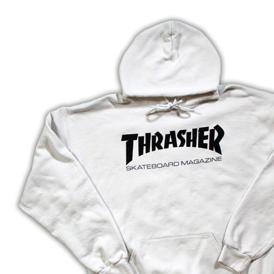 Vintage White Thrasher Hoodie | Rebalance Vintage.