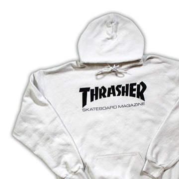 Vintage White Thrasher Hoodie | Rebalance Vintage.