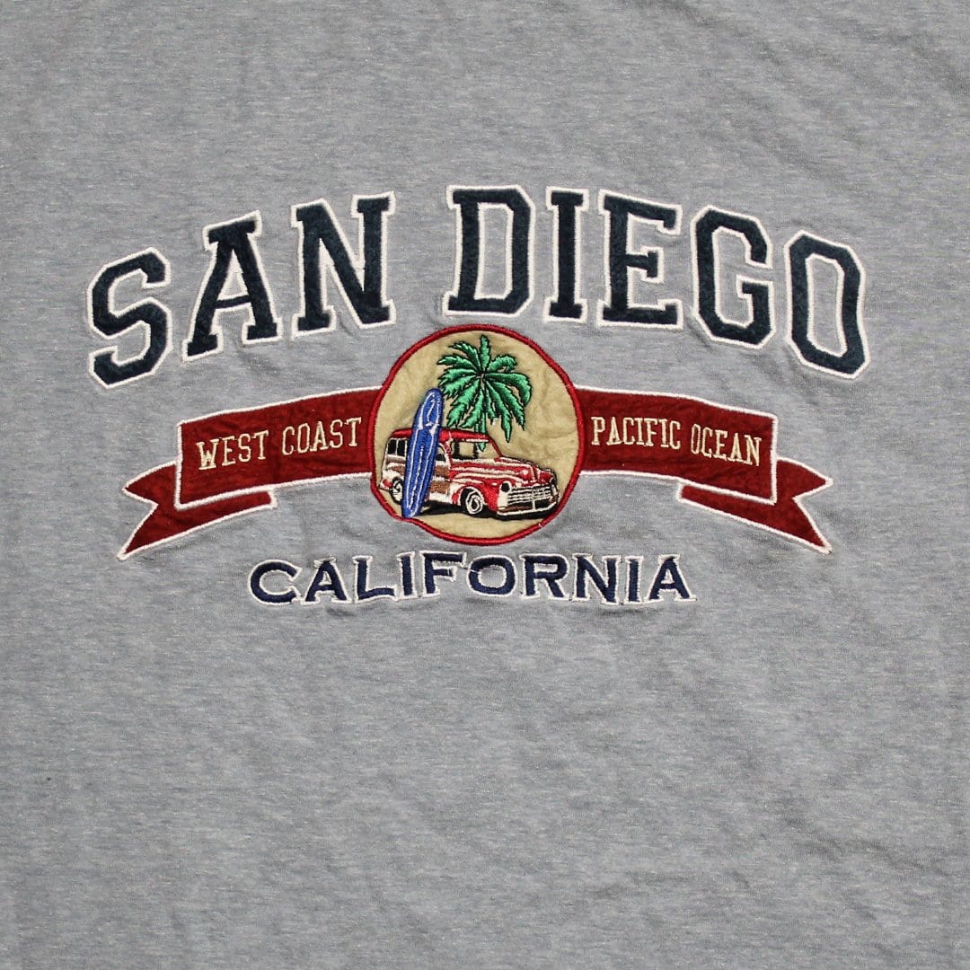 Vintage San Diego Embroidered Tee | Rebalance Vintage.
