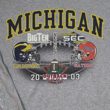 Vintage '03 Wolverines v. Gators Champion Long Sleeve (XXL) | Rebalance Vintage.