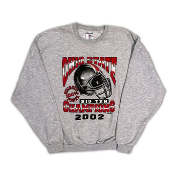 Vintage Grey '02 Ohio State Champion Crewneck | Rebalance Vintage.