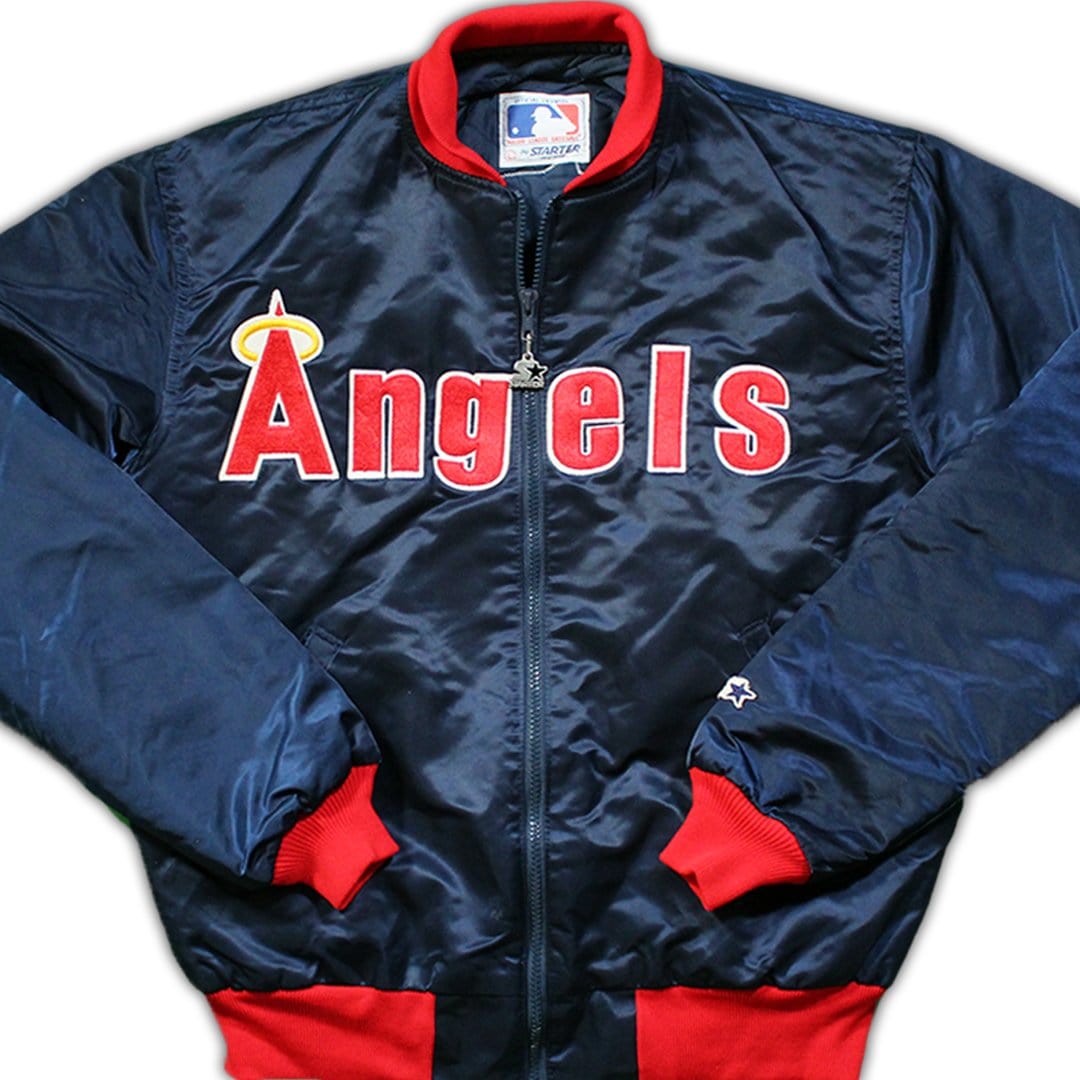 Vintage LA Angels MLB x Starter Bomber Jacket | Rebalance Vintage.