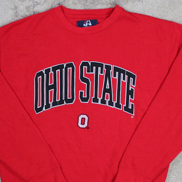 Vintage Red Ohio State Spell Out Crewneck (L) | Rebalance Vintage.