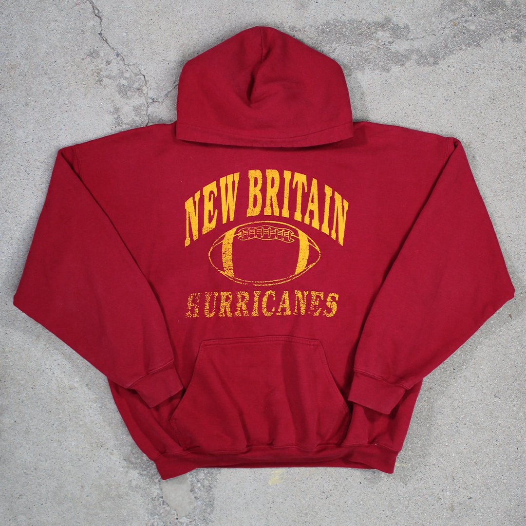 Vintage New Britain Hurricanes Football Hoodie (XL) | Rebalance Vintage.