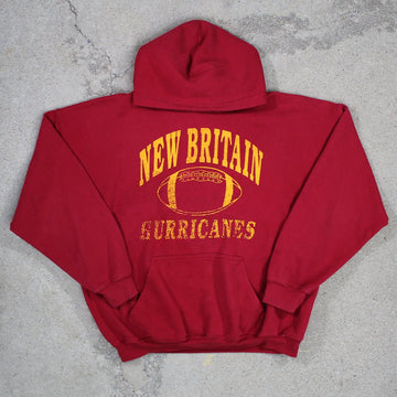 Vintage New Britain Hurricanes Football Hoodie (XL) | Rebalance Vintage.