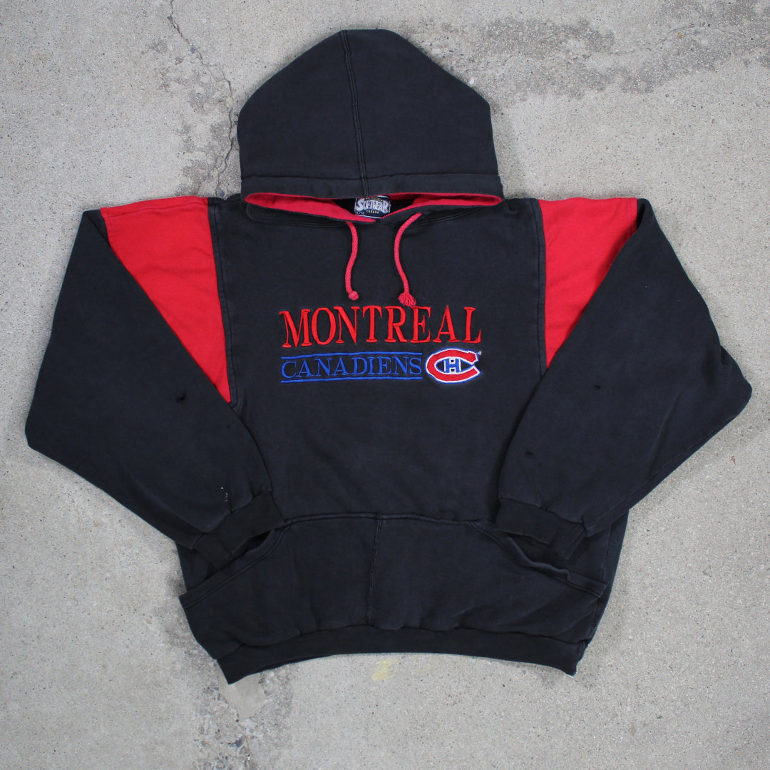 Vintage Montreal Canadiens Hoodie (XL) | Rebalance Vintage.