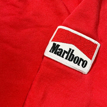 Vintage Red Marlboro Patch Hoodie | Rebalance Vintage.