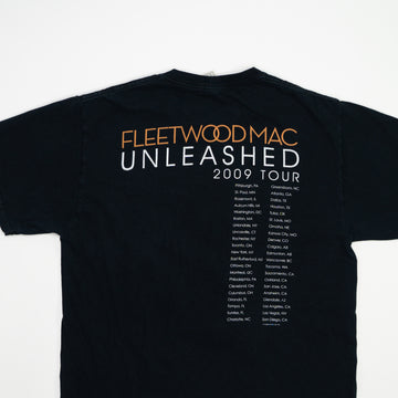 Vintage '09 Black Fleetwood Mac Unleashed Tour Tee (M) | Rebalance Vintage.