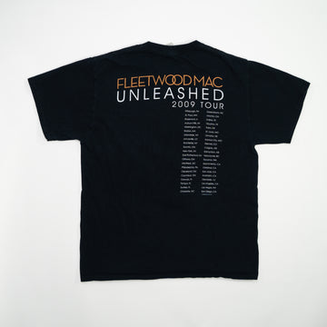 Vintage '09 Black Fleetwood Mac Unleashed Tour Tee (M) | Rebalance Vintage.