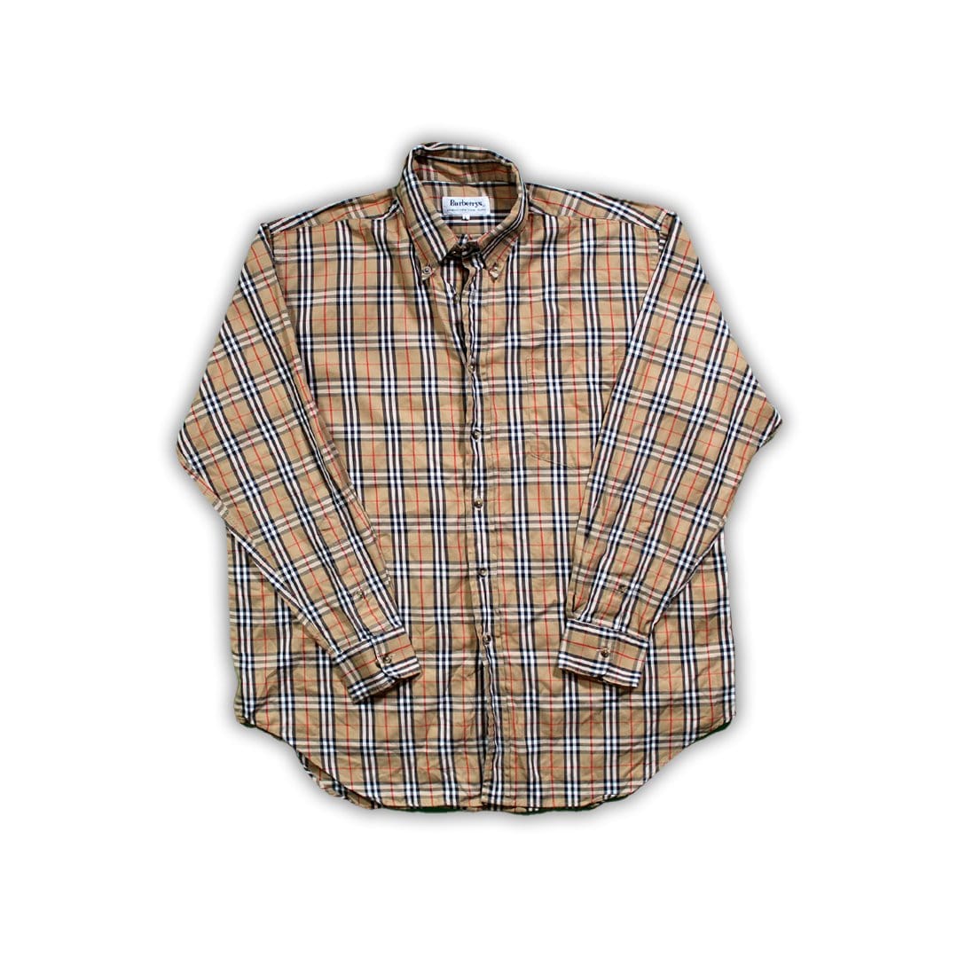 Vintage Burberry Novacheck Button Up | Rebalance Vintage.