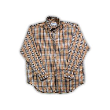 Vintage Burberry Novacheck Button Up | Rebalance Vintage.