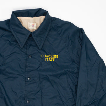 VIntage 70s Navy South Lyon Panthers Coach Windbreaker (L) | Rebalance Vintage.