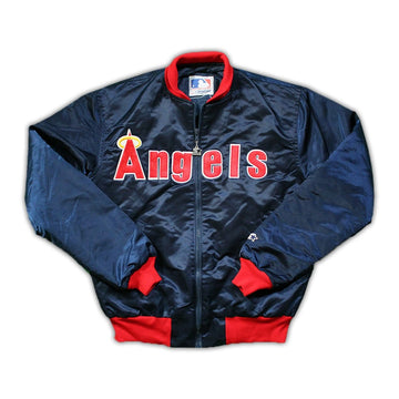 Vintage LA Angels MLB x Starter Bomber Jacket | Rebalance Vintage.