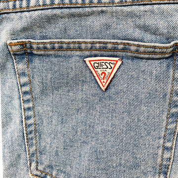 Vintage Light Washed Guess USA Jean Shorts | Rebalance Vintage.
