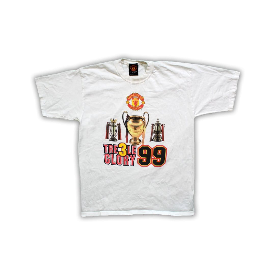 Vintage 1999 Manchester United Tri3le Glory Tee | Rebalance Vintage.