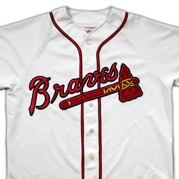 Vintage 90s Braves Lopez MLB Majestic Jersey (XL) | Rebalance Vintage.