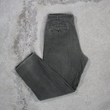 Vintage 90s Green Eddie Bauer Corduroy Pants (34 x 32) | Rebalance Vintage.