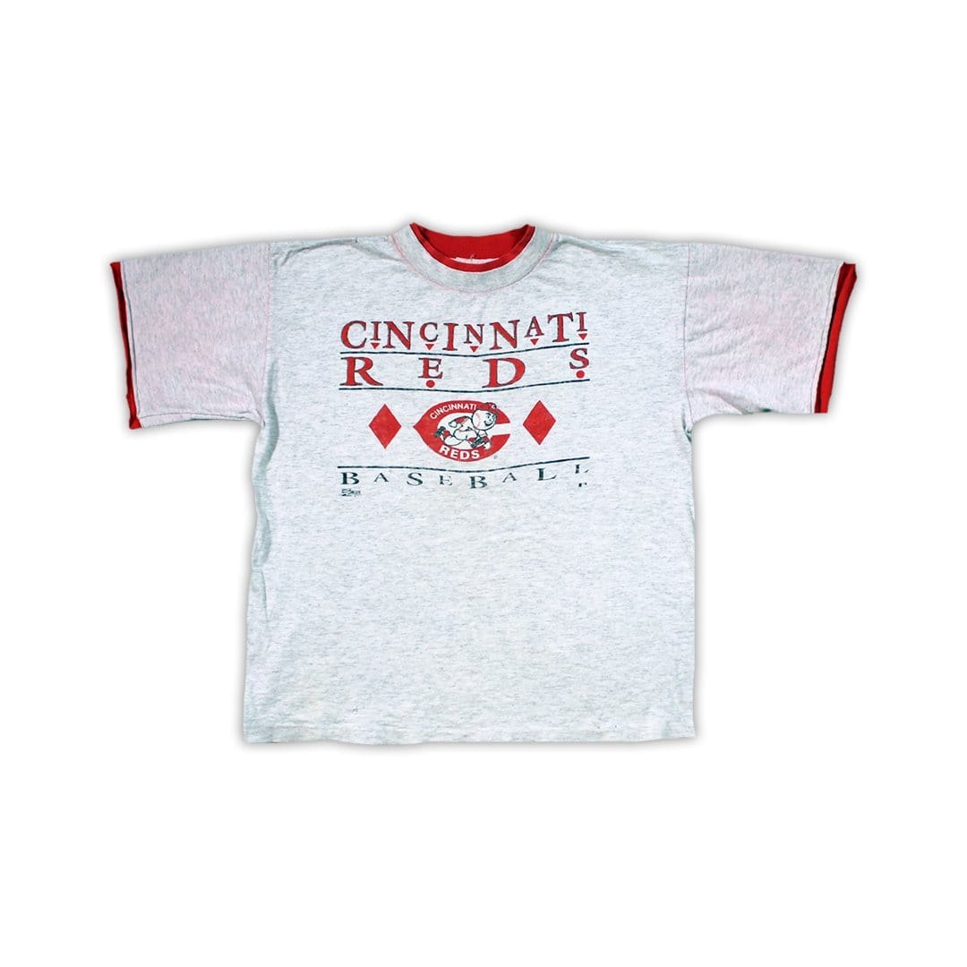 Vintage '91 Cincinnati Reds Baseball Tee (M) | Rebalance Vintage.