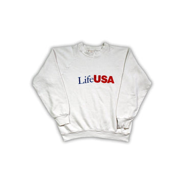 Vintage 80s Life USA Crewneck | Rebalance Vintage.