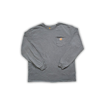 Vintage Blue Carhartt Long Sleeve | Rebalance Vintage.