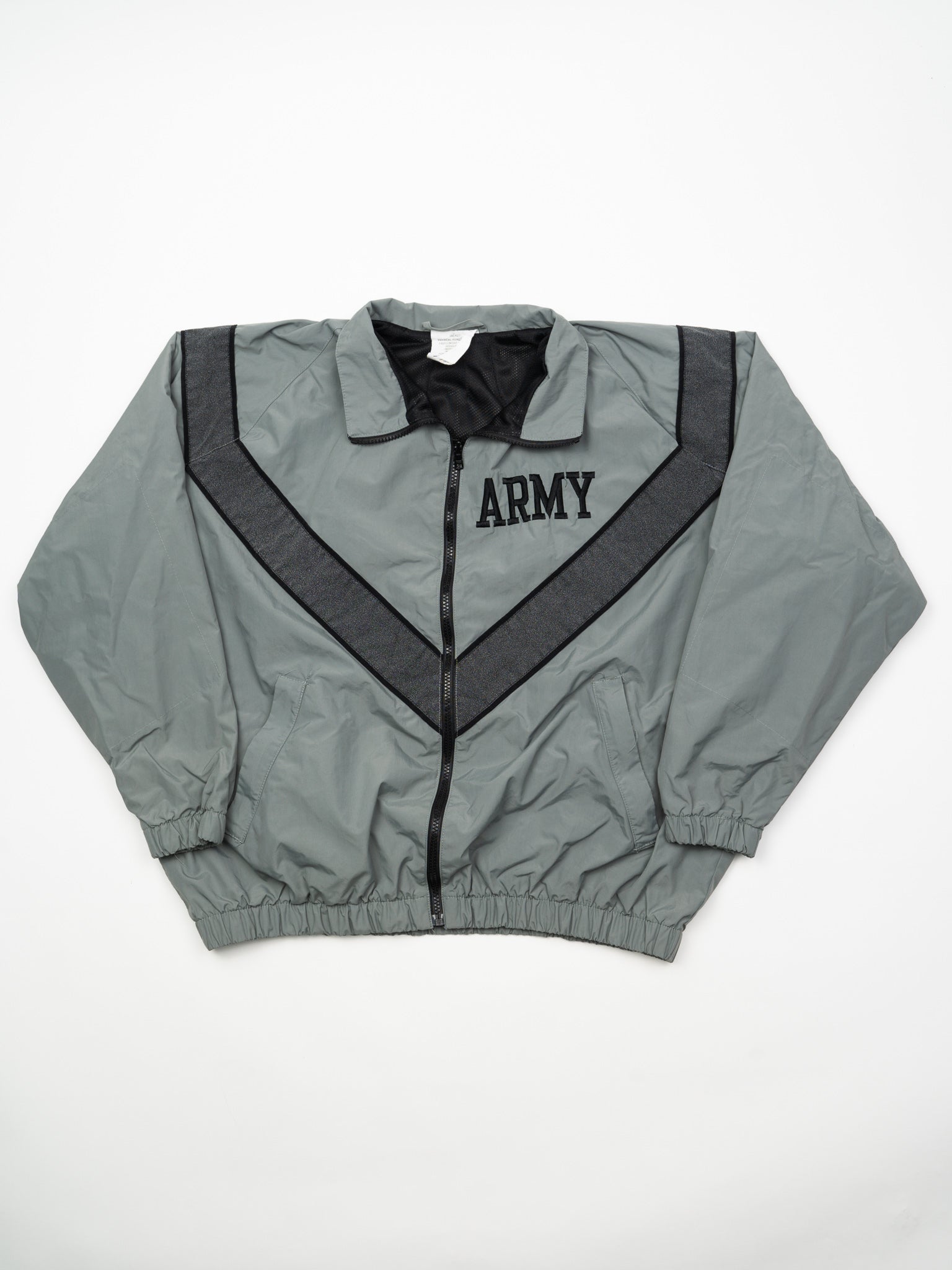 Vintage Grey Army Reflective Windbreaker Jacket 3.0 (M/L)