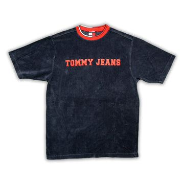 Vintage Tommy Jeans Velour Tee | Rebalance Vintage.