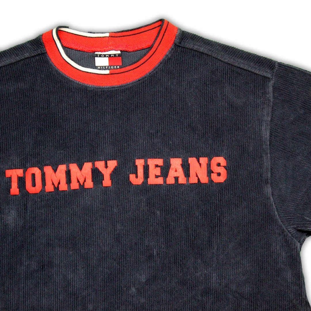 Vintage Tommy Jeans Velour Tee | Rebalance Vintage.