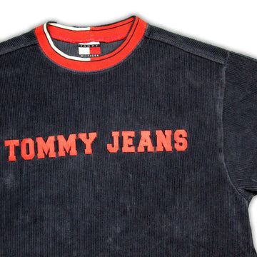 Vintage Tommy Jeans Velour Tee | Rebalance Vintage.