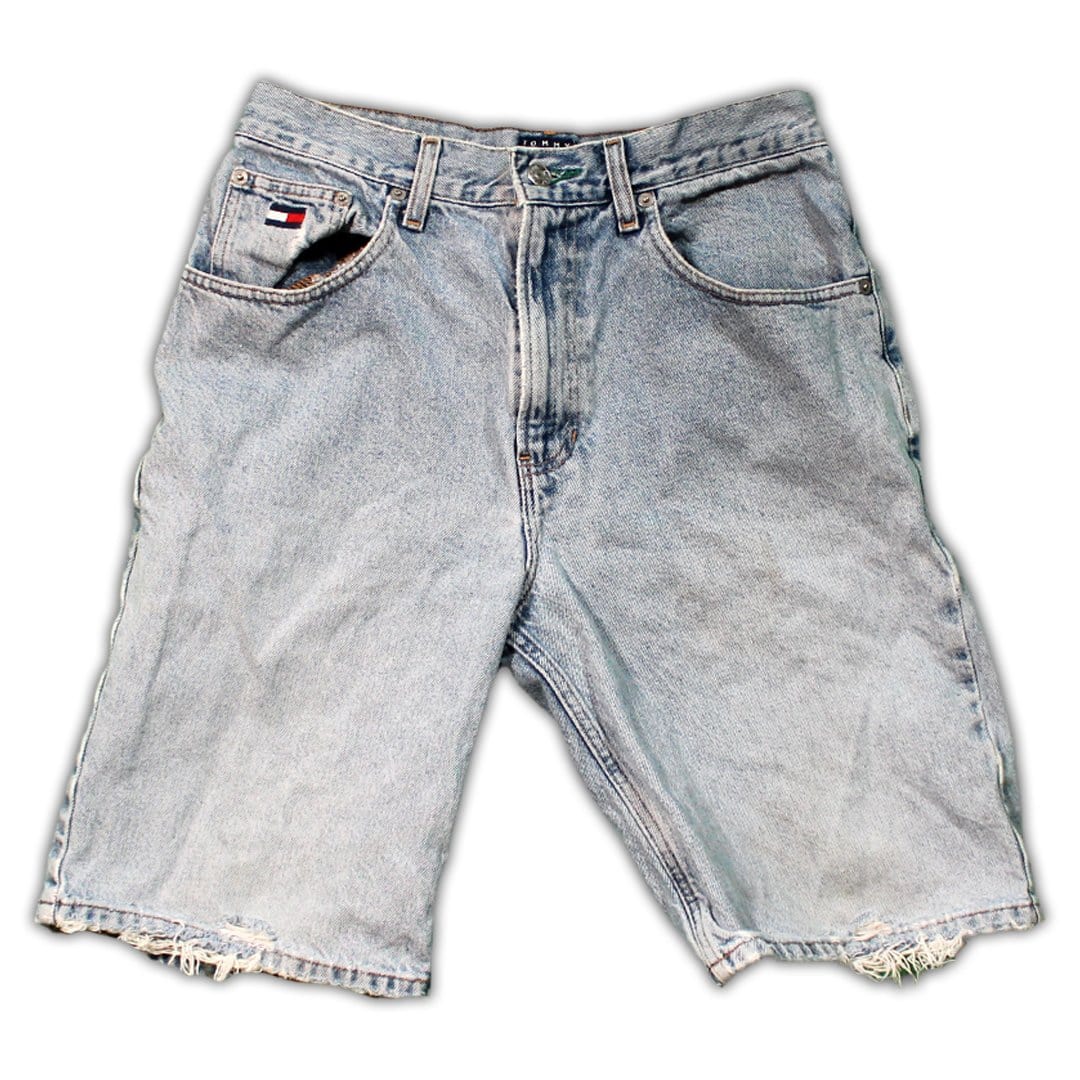 Vintage Tommy Hilfiger Light Washed Jean Shorts (30) | Rebalance Vintage.