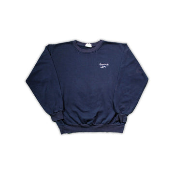 Vintage Navy Reebok Crewneck | Rebalance Vintage.