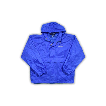 Vintage Blue 1/4 Zip Nokia Windbreaker | Rebalance Vintage.