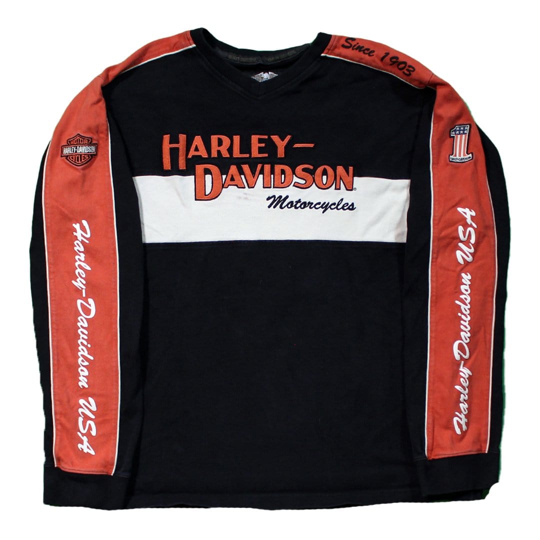Vintage Harley Davidson USA Long Sleeve | Rebalance Vintage.