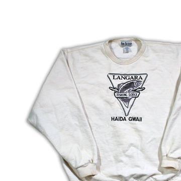 Vintage Langara Fishing Lodge Crewneck | Rebalance Vintage.