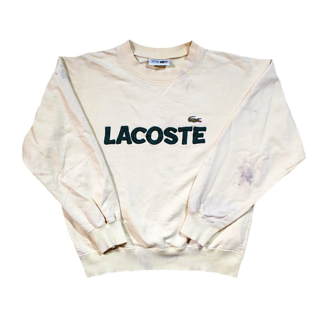 Vintage Rare Yellow Lacoste Crewneck | Rebalance Vintage.